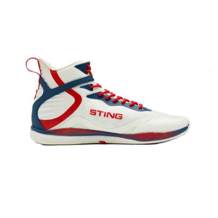 Παπούτσια Πυγμαχίας Sting Viper 2.0, STG-1132, Άσπρο-Μπλε-Κόκκινο - Image 3