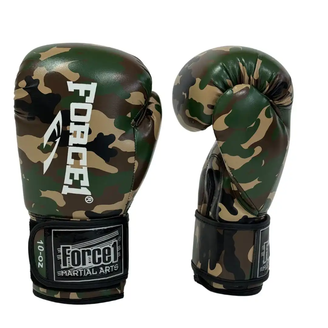 Γάντια Πυγμαχίας Συνθετικό Δέρμα Camo Design F-1601 - Image 2